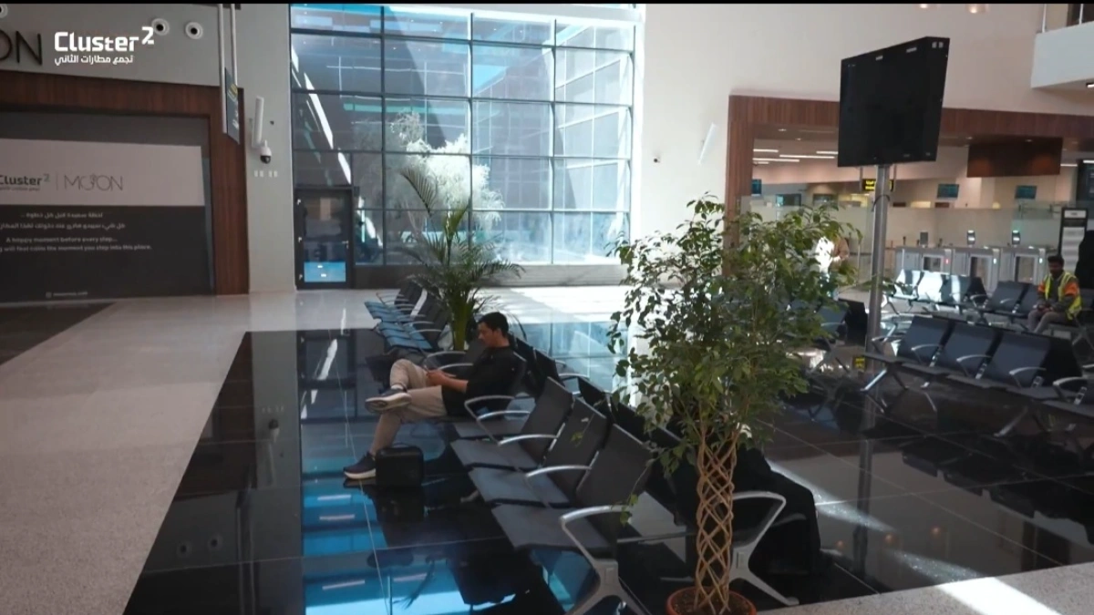 صالة الركاب في مطار الجوف الدولي الجديد بطاقة استيعابية 1.6 مليون مسافر صالة الركاب في مطار الجوف الدولي الجديد بطاقة استيعابية 1.6 مليون مسافر